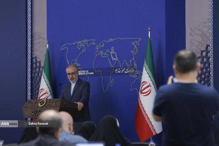 کنعانی: ایران برخورد پلیسی با دانشجویان را در دانشگاه های آمریکا نمی پذیرد