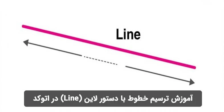 آموزش دستور LINE در اتوکد برای ترسیم پاره خط ها
