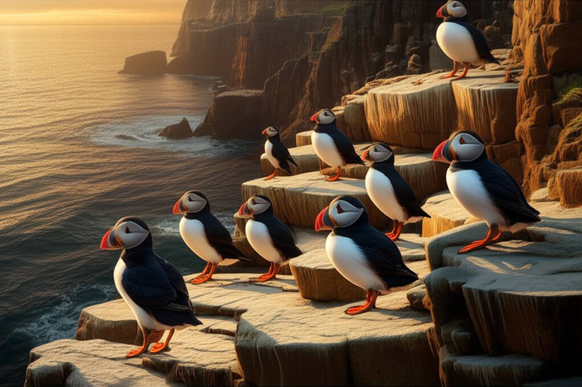 سریال صخره پافین ها | نقد و بررسی کامل انیمیشن Puffin Rock