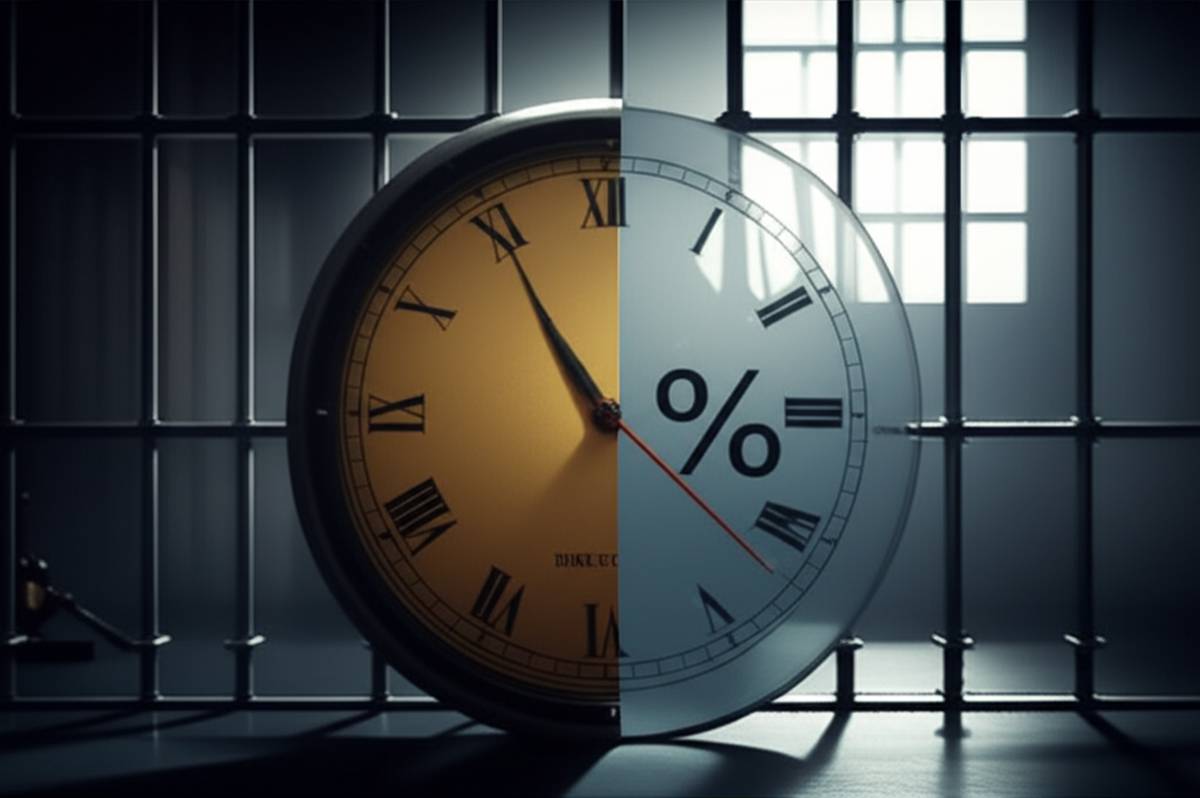 یک چهارم حبس چقدر است؟ راهنمای کامل محاسبه و مفهوم قانونی