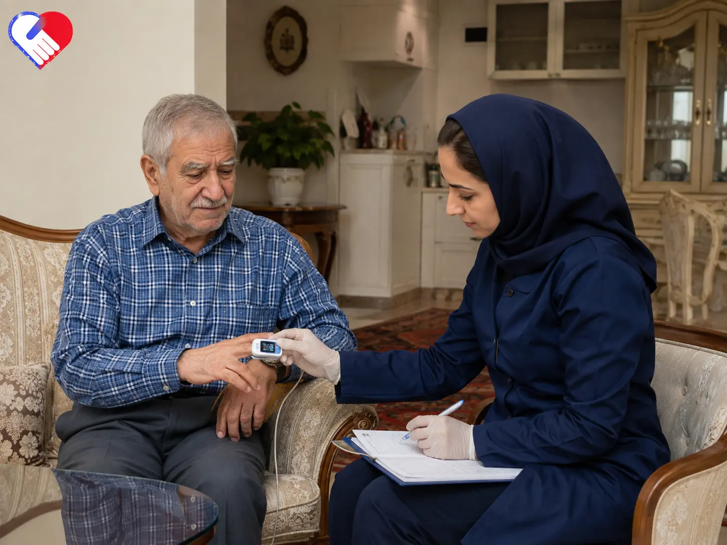 افت اکسیژن خون در سالمندان؛ نشانه‌های هشدار و نقش پرستار در منزل